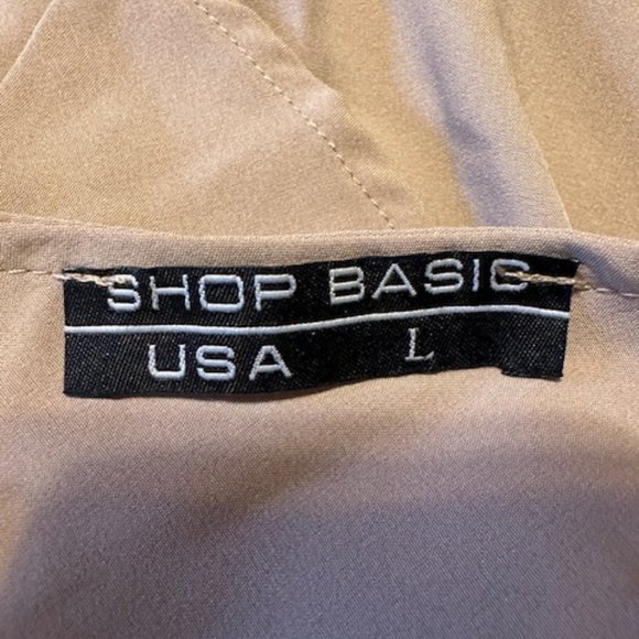 Taupe Open Low Back with Ruffle Midi Dress - Picture 11 of 12